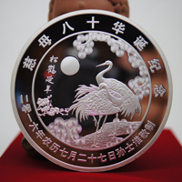 陕西祝寿纪念章_ 纪念币制作 银币制作 纪念章制作 制作纪念币 定做纪念币 定做银币 祝寿银章 生日银章 结婚祝寿
