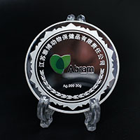 江苏雅博_ 纪念章制作 银章制作 定制银章 定做纪念章 银章彩印 纪念章制作 制作纪念章 奖章制作 周年庆典