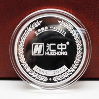 河北某企业25周年定制纪念章_ 定做纪念章 纪念章制作 银章定制 定做纪念章