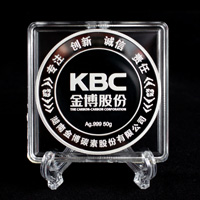 湖南金博股份上市纪念章定制|定做纪念章|银章定制|纪念章制作|定做纪念章|银章制作