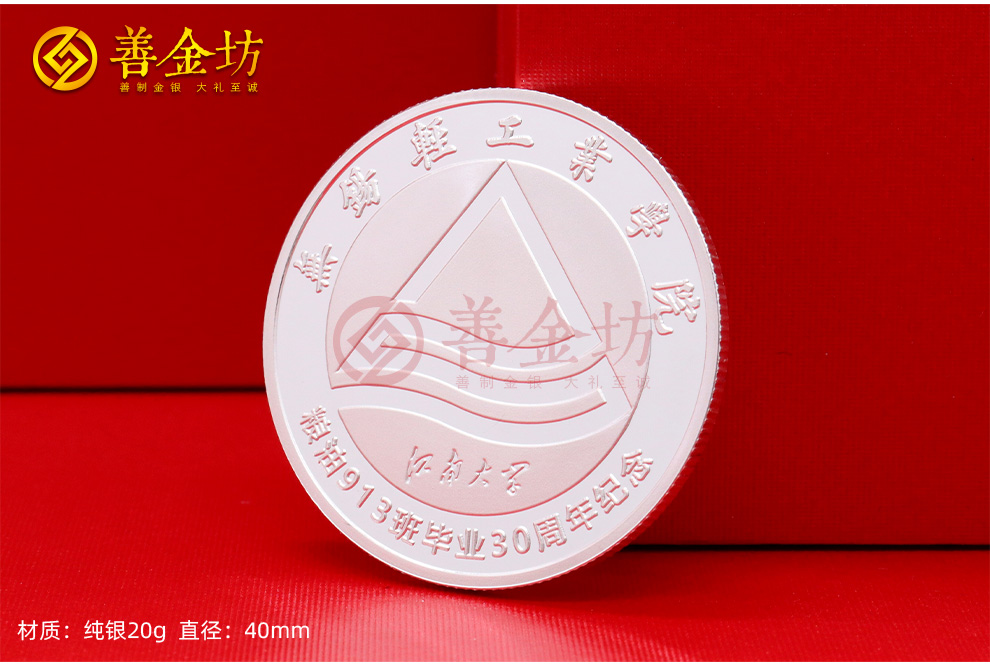 江苏无锡轻工业学院30年同学会纪念章